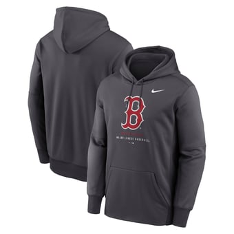 Men's Nike Anthracite Boston Red Sox Therma-FIT Hoodie