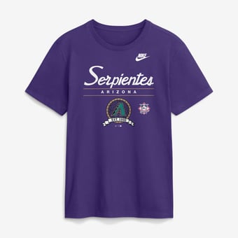 Men's Nike Purple Arizona Diamondbacks Cooperstown Graphic T-Shirt