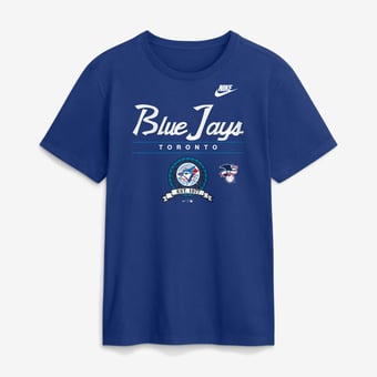 Men's Nike Royal Toronto Blue Jays Cooperstown Graphic T-Shirt