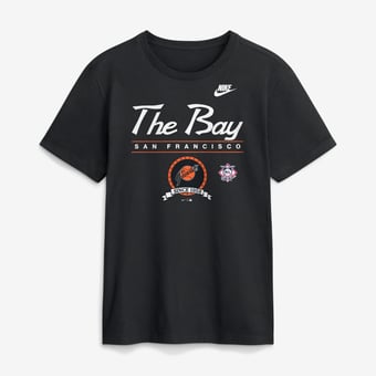 Men's Nike Black San Francisco Giants Cooperstown Graphic T-Shirt