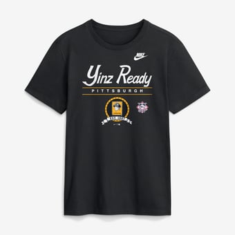 Men's Nike Black Pittsburgh Pirates Cooperstown Graphic T-Shirt