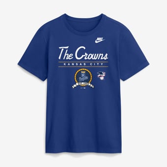 Men's Nike Royal Kansas City Royals Cooperstown Graphic T-Shirt