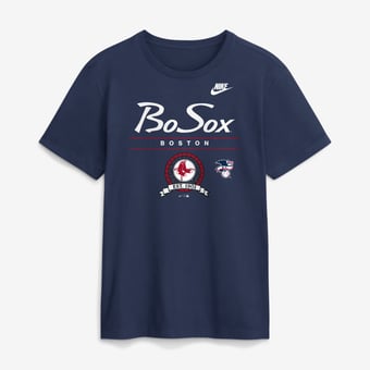 Men's Nike Navy Boston Red Sox Cooperstown Graphic T-Shirt