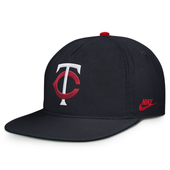 Men's Nike Navy Minnesota Twins 2026 Field of Dreams Five-Panel Adjustable Hat
