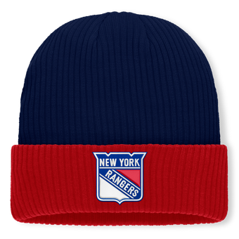 Men's Fanatics Navy New York Rangers Authentic Pro Rink Cuffed Knit Hat