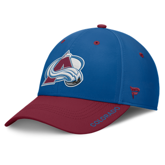 Men's Fanatics Blue/Burgundy Colorado Avalanche Authentic Pro Rink Stretch Hat