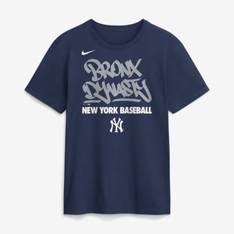 Men's Nike Navy New York Yankees City Connect Handwriting Club T-Shirt