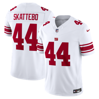 Men's Nike Cam Skattebo White New York Giants Vapor F.U.S.E. Stitched Limited Jersey