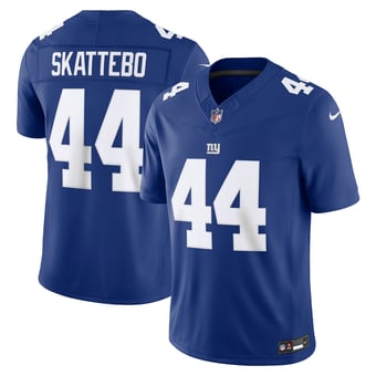 Men's Nike Cam Skattebo Royal New York Giants Team Vapor F.U.S.E. Stitched Limited Jersey