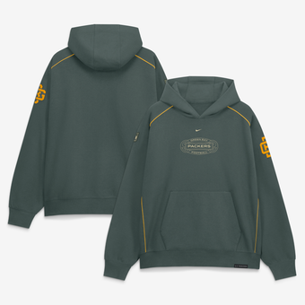 Men's Nike  Green Green Bay Packers 2026 Rivalries Collection Air Pullover Hoodie