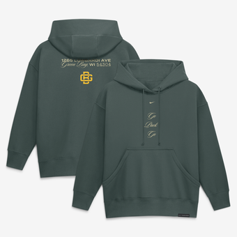 Women's Nike  Green Green Bay Packers 2026 Rivalries Collection Oversized Pullover Hoodie