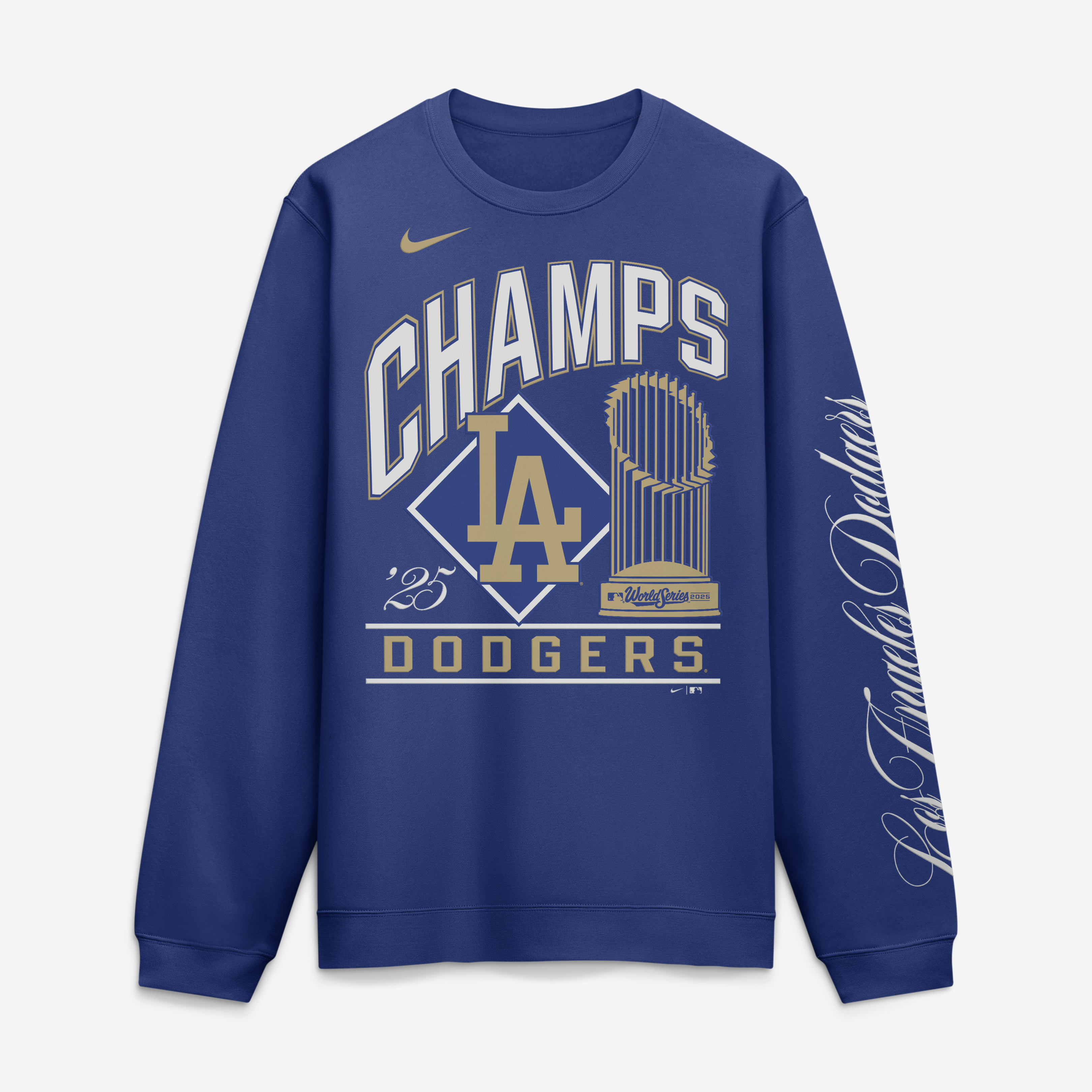 Men's Nike  Royal Los Angeles Dodgers 2026 Gold Collection Fleece Pullover