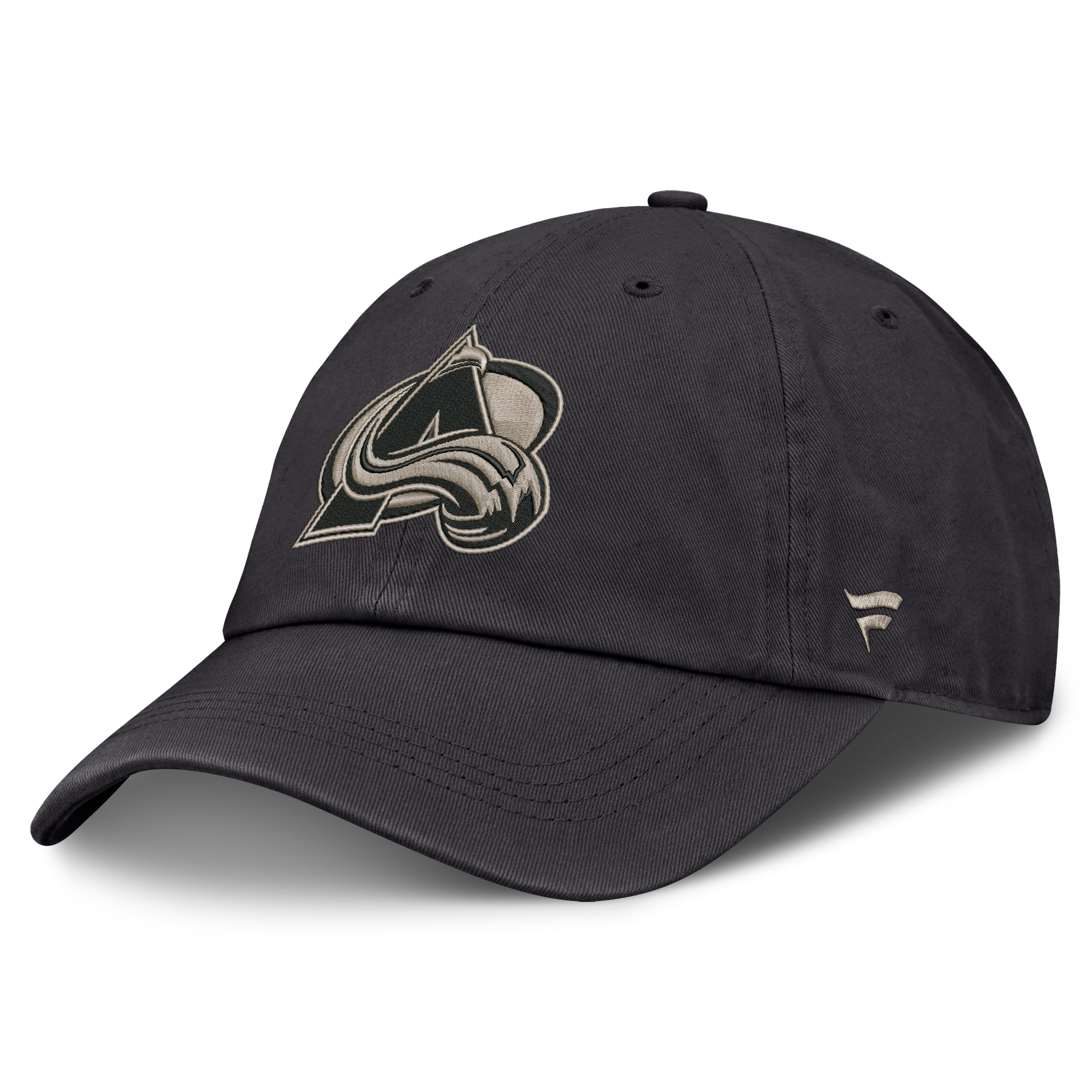 Men's Fanatics Charcoal Colorado Avalanche Road Phantom Washed Adjustable Hat