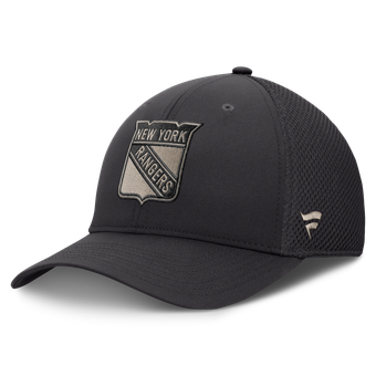 Men's Fanatics Charcoal New York Rangers Authentic Pro Road Meshback Stretch Hat