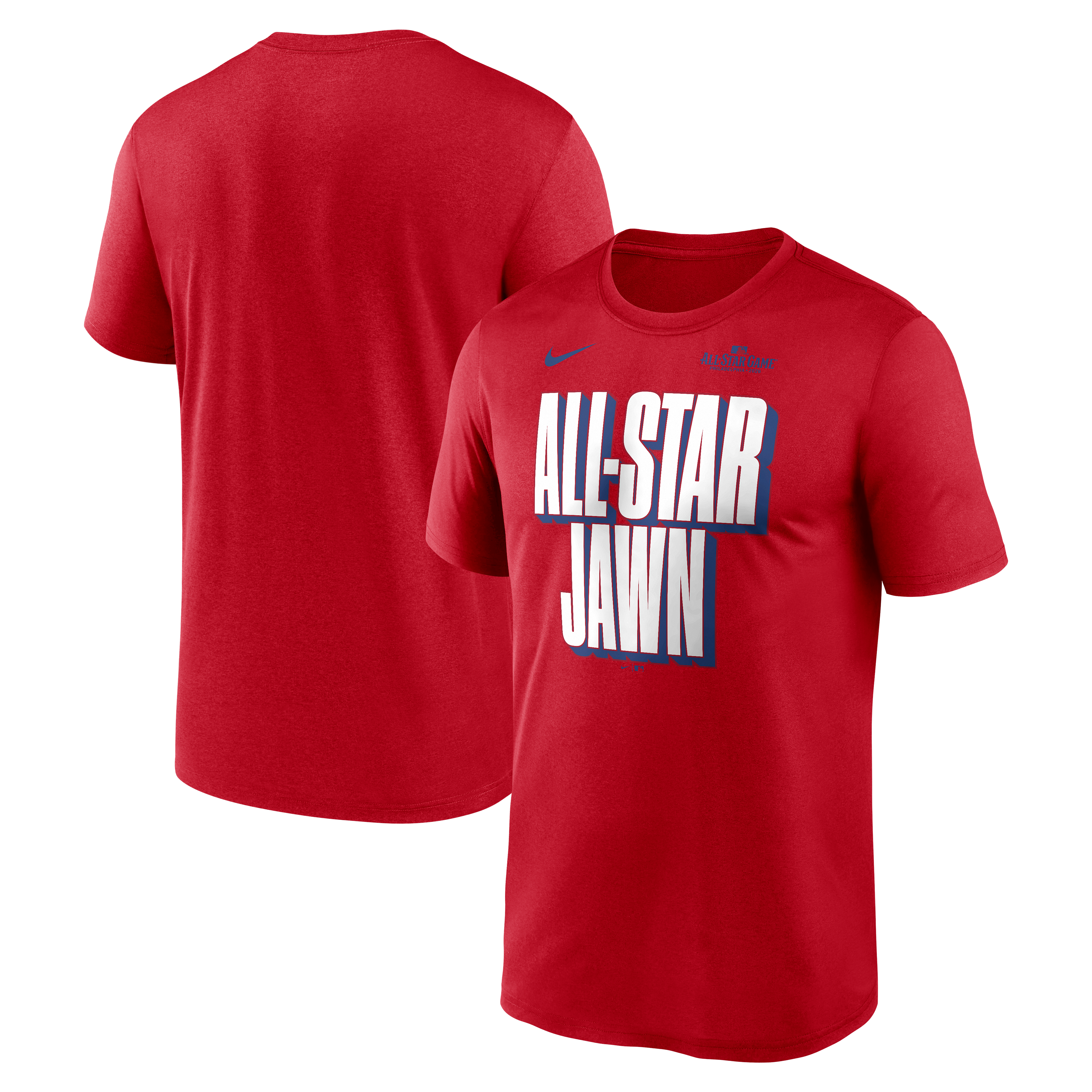 Men's Nike Red 2026 MLB All-Star Game Jawn Lockup Legend Dri-FIT T-Shirt