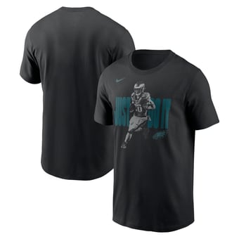 Men's Nike Saquon Barkley Black Philadelphia Eagles Just Do It T-Shirt