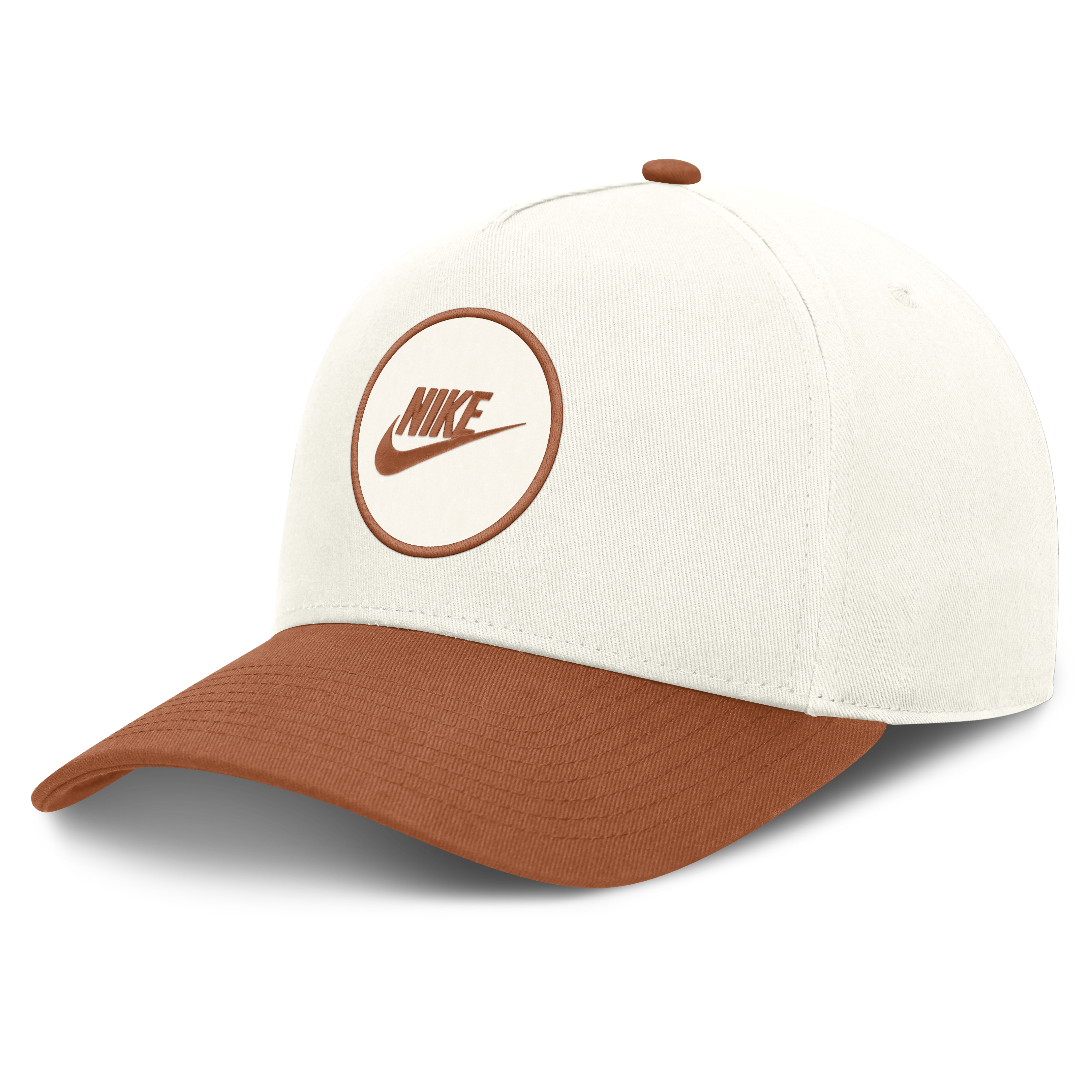 Unisex Nike White/Texas Orange Texas Longhorns Rise Side Logo A-Frame Adjustable Hat
