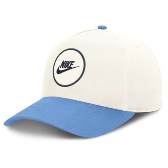 Unisex Nike White/Carolina Blue North Carolina Tar Heels Rise Side Logo A-Frame Adjustable Hat
