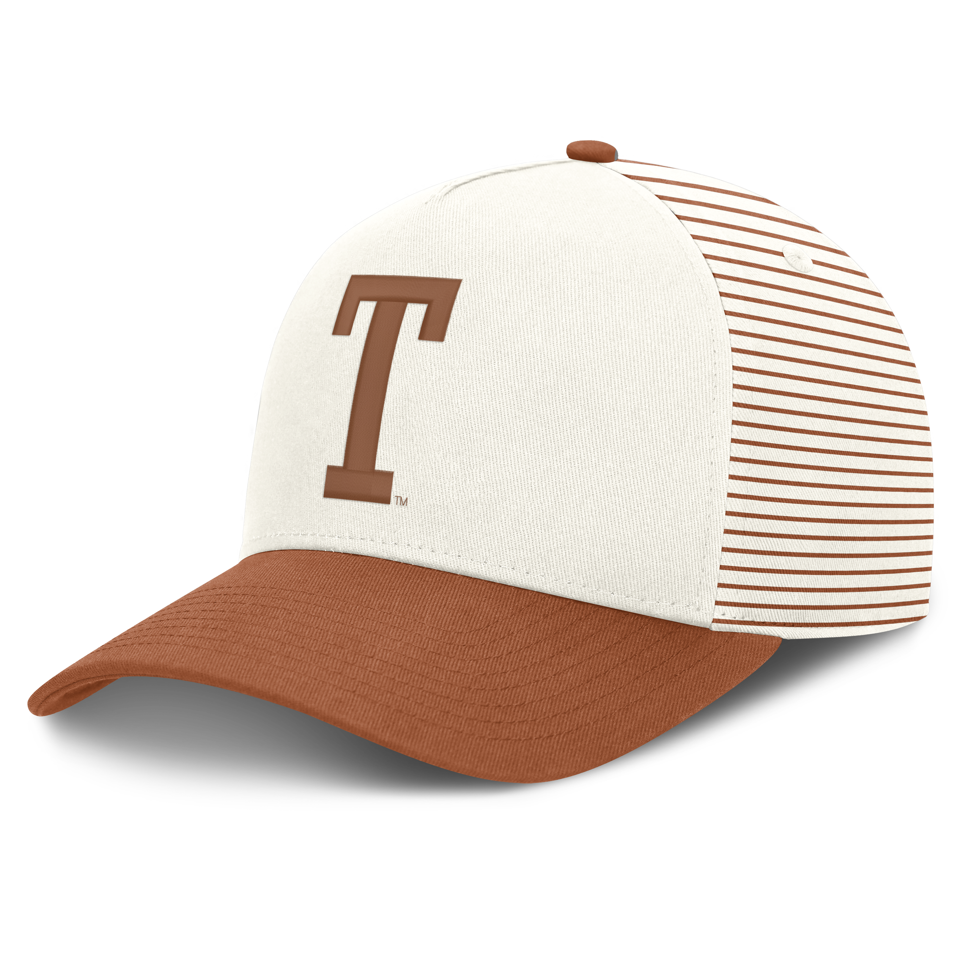 Unisex Nike  White/Texas Orange Texas Longhorns Vault Striped A-Frame Rise Adjustable Hat