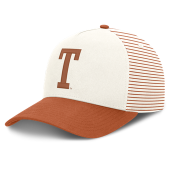 Unisex Nike  White/Texas Orange Texas Longhorns Vault Striped A-Frame Rise Adjustable Hat