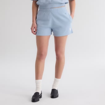 Women's Fanatics Sky Blue New York Mets Iconic Terry Track Shorts