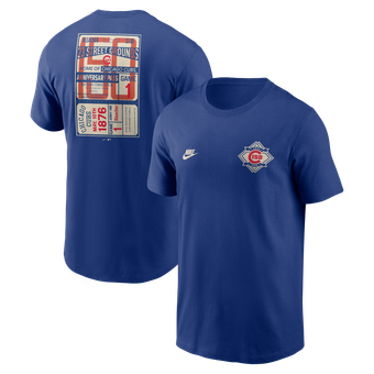 Men's Nike  Royal Chicago Cubs 150th Anniversary T-Shirt
