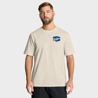 Men's Fanatics  Tan Los Angeles Dodgers Local 9x Champs T-Shirt
