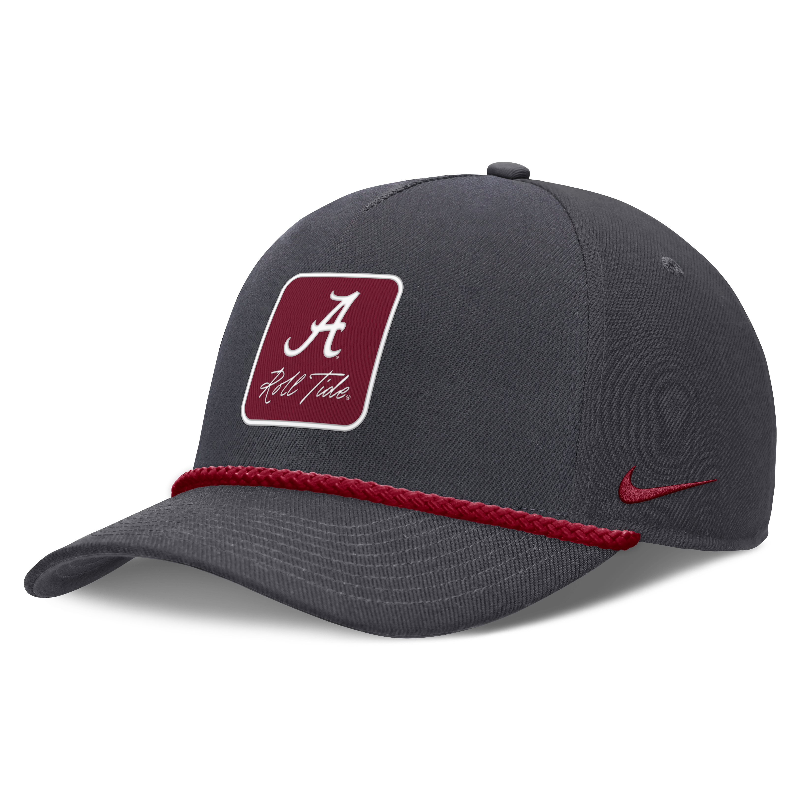 Unisex Nike Anthracite Alabama Crimson Tide Script Rope Rise Adjustable Hat