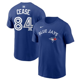 Men's Nike Dylan Cease Royal Toronto Blue Jays Name & Number T-Shirt
