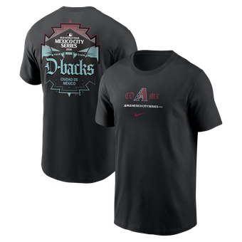 Men's Nike  Black Arizona Diamondbacks MLB World Tour: Mexico City Series Graphic T-Shirt