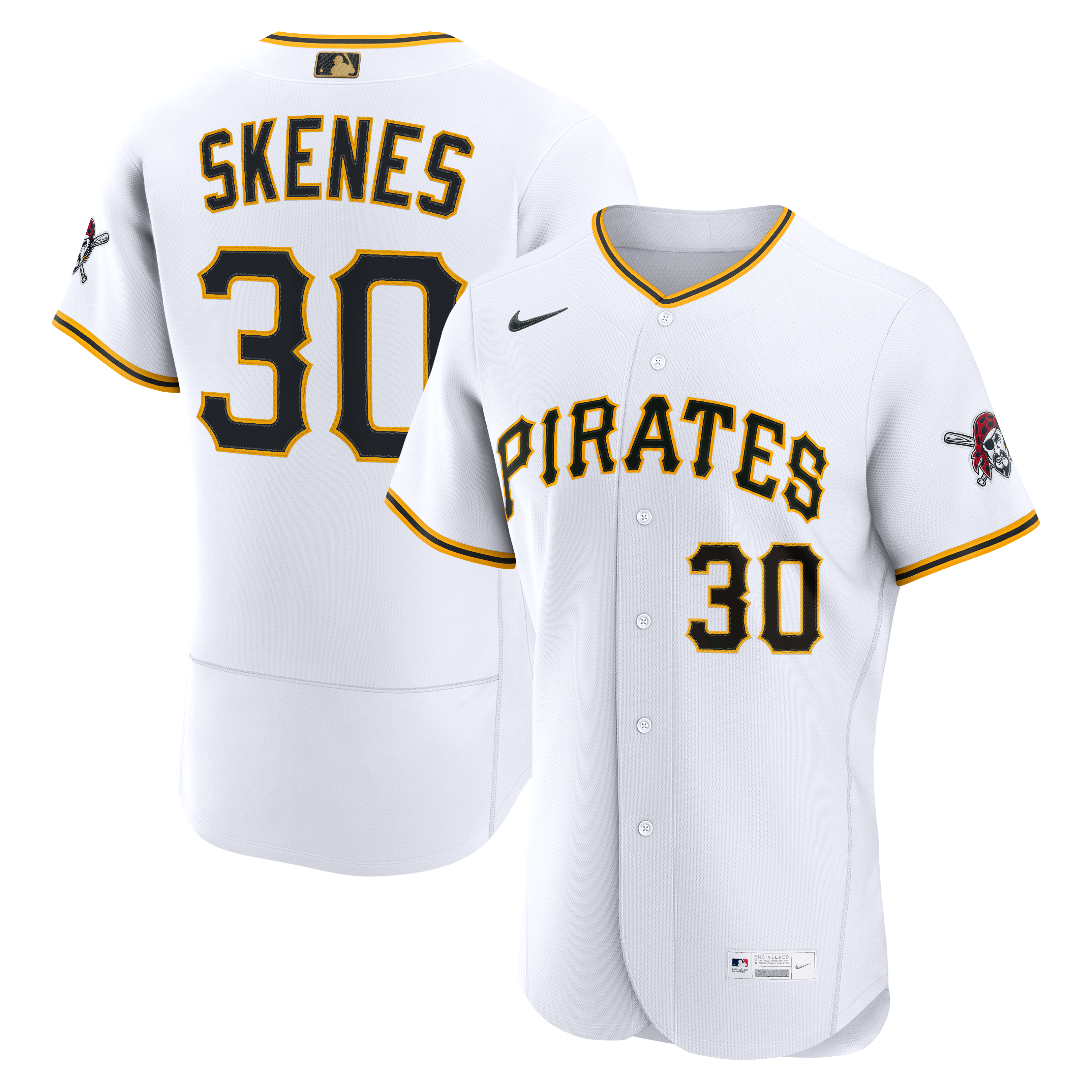 Men's Nike Paul Skenes White Pittsburgh Pirates MLB Awards Authentic Jersey