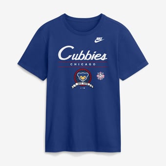 Men's Nike Royal Chicago Cubs Cooperstown Graphic T-Shirt