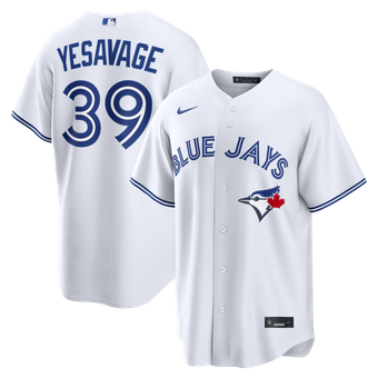 Men's Nike Trey Yesavage White Toronto Blue Jays Home Replica Jersey