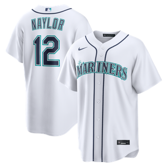 Men's Nike Josh Naylor White Seattle Mariners Home Replica Jersey