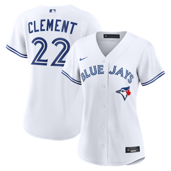 Women's Nike Ernie Clement White Toronto Blue Jays Home Replica Jersey