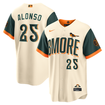 Men's Nike Pete Alonso Cream Baltimore Orioles 2026 City Connect Stadium Jersey