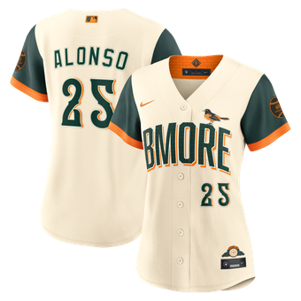 Women's Nike Pete Alonso Cream Baltimore Orioles 2026 City Connect Stadium Jersey