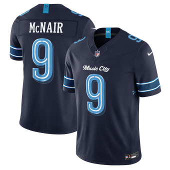 Men's Nike Steve McNair Navy Tennessee Titans 2026 Rivalries Collection Stitched Limited Jersey