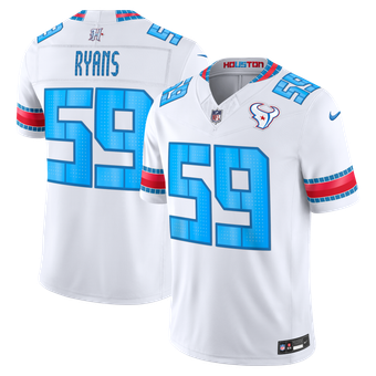 Men's Nike DeMeco Ryans White Houston Texans 2026 Rivalries Collection Stitched Limited Jersey