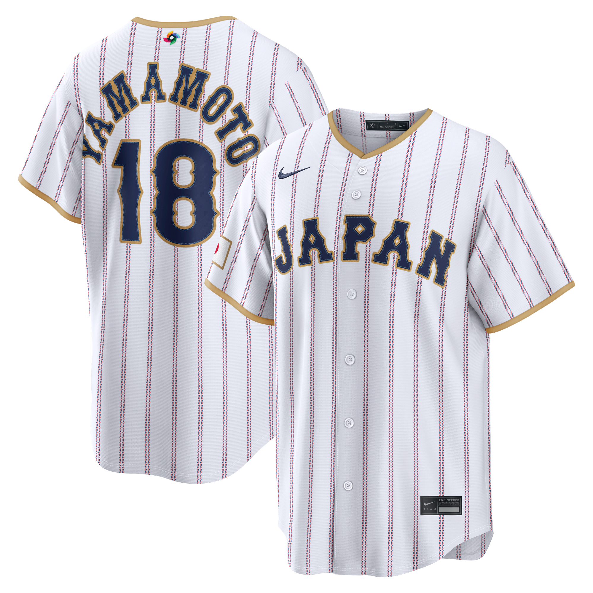 Men's Nike Yoshinobu Yamamoto White Japan Baseball 2026 World Baseball Classic Home Stadium Jersey