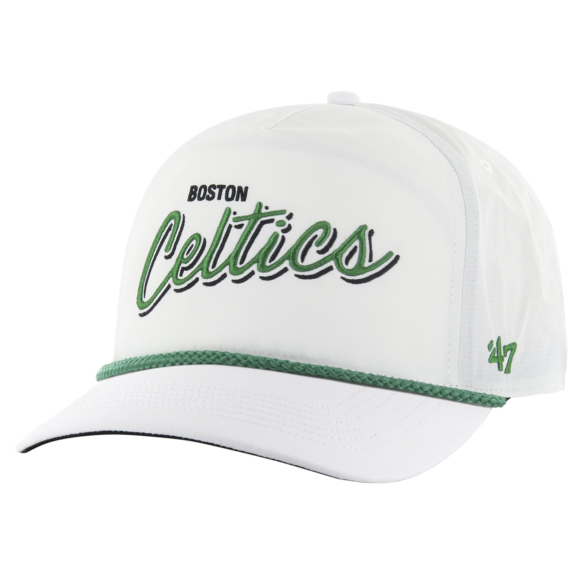 Men's '47 White Boston Celtics Fairway Hitch brrr Adjustable Hat