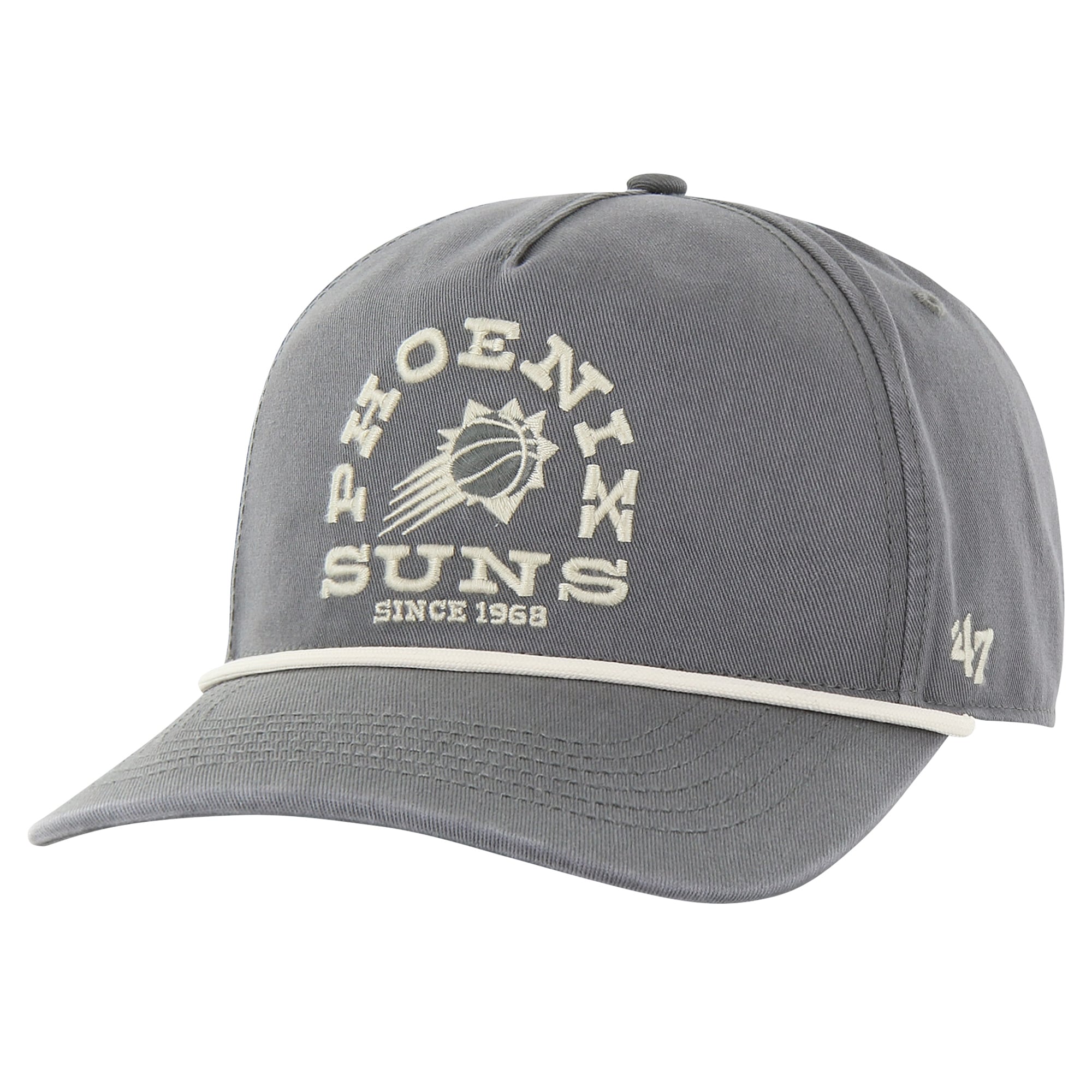 Men's '47 Charcoal Phoenix Suns Canyon Ranchero Hitch Adjustable Hat