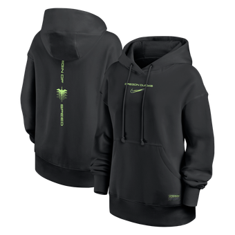 Women's Nike Black Oregon Ducks Oversized Origin of Speed Phoenix Legacy Hoodie