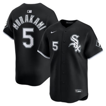 Men's Nike Munetaka Murakami Black Chicago White Sox Alternate Limited Jersey