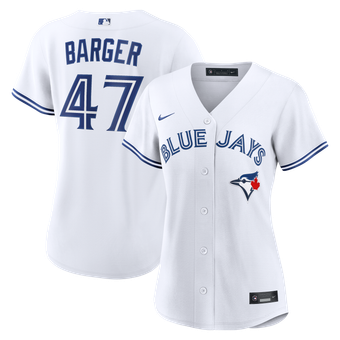 Women's Nike Addison Barger White Toronto Blue Jays Home Replica Jersey