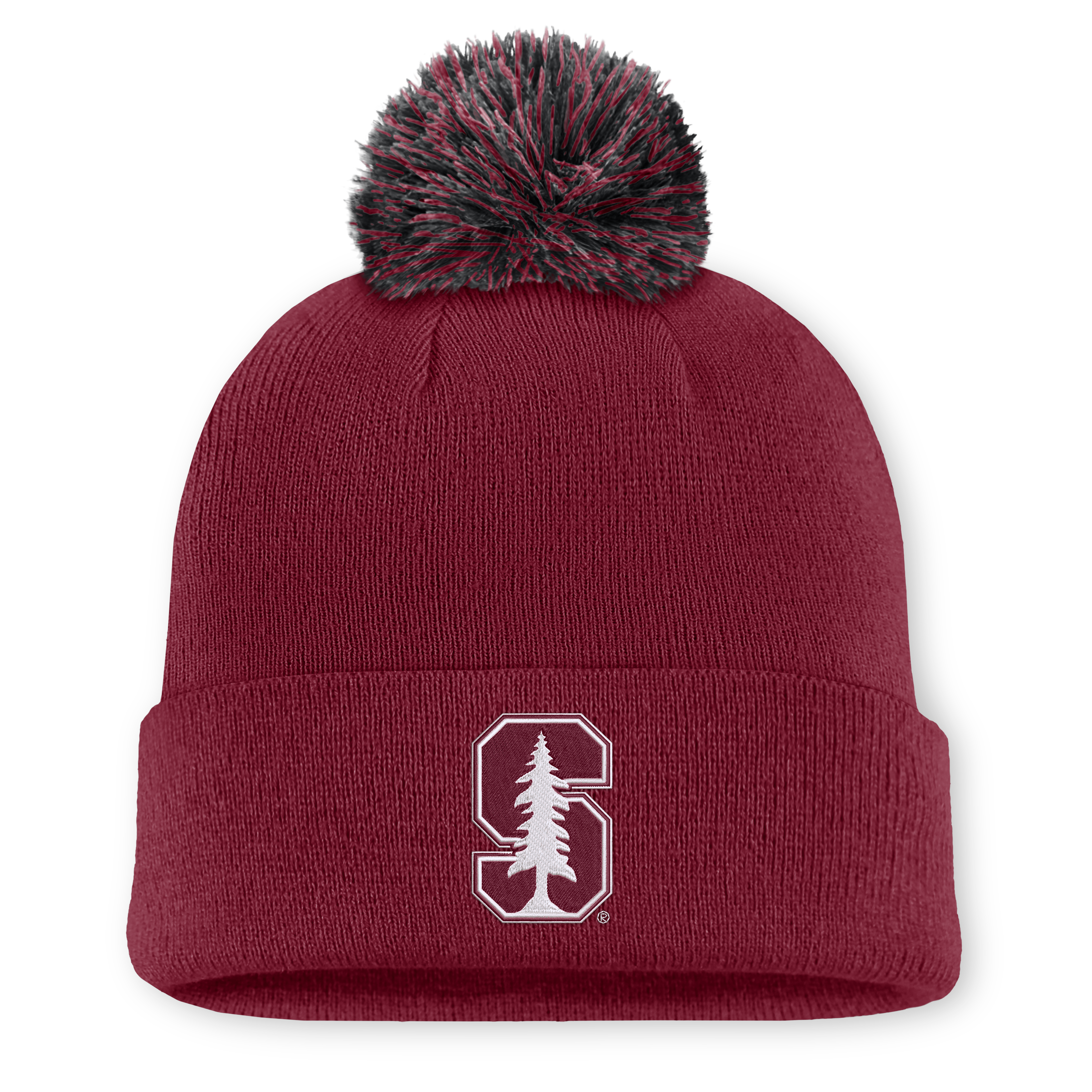 Unisex Nike Cardinal Stanford Cardinal Letter Mascot Knit Hat with Pom