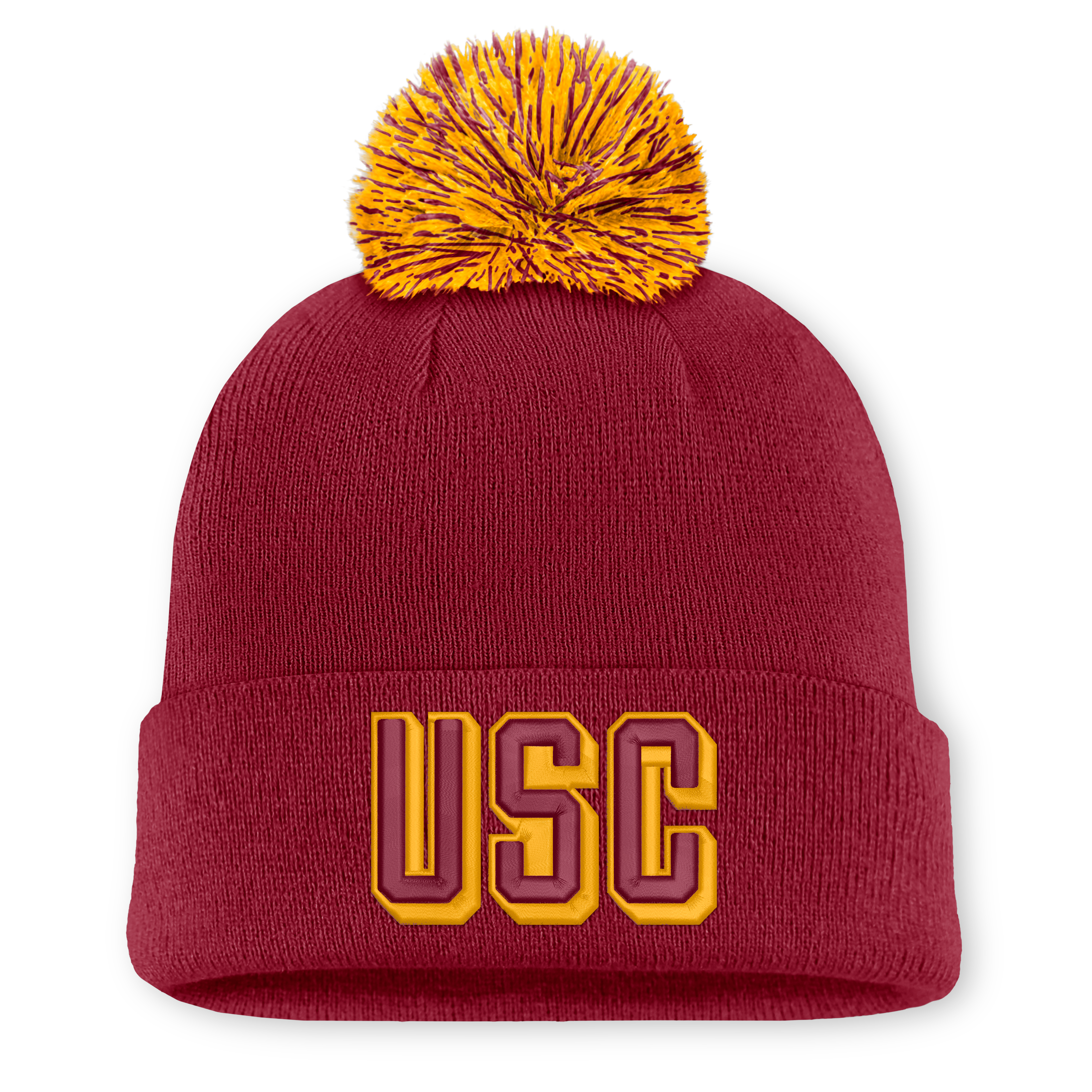 Unisex Nike Cardinal USC Trojans Letter Mascot Knit Hat with Pom