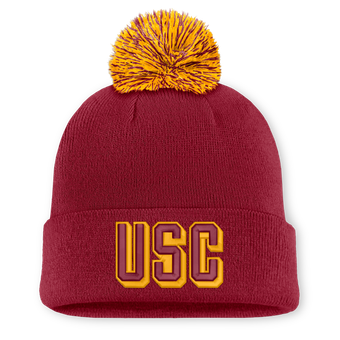 Unisex Nike Cardinal USC Trojans Letter Mascot Knit Hat with Pom