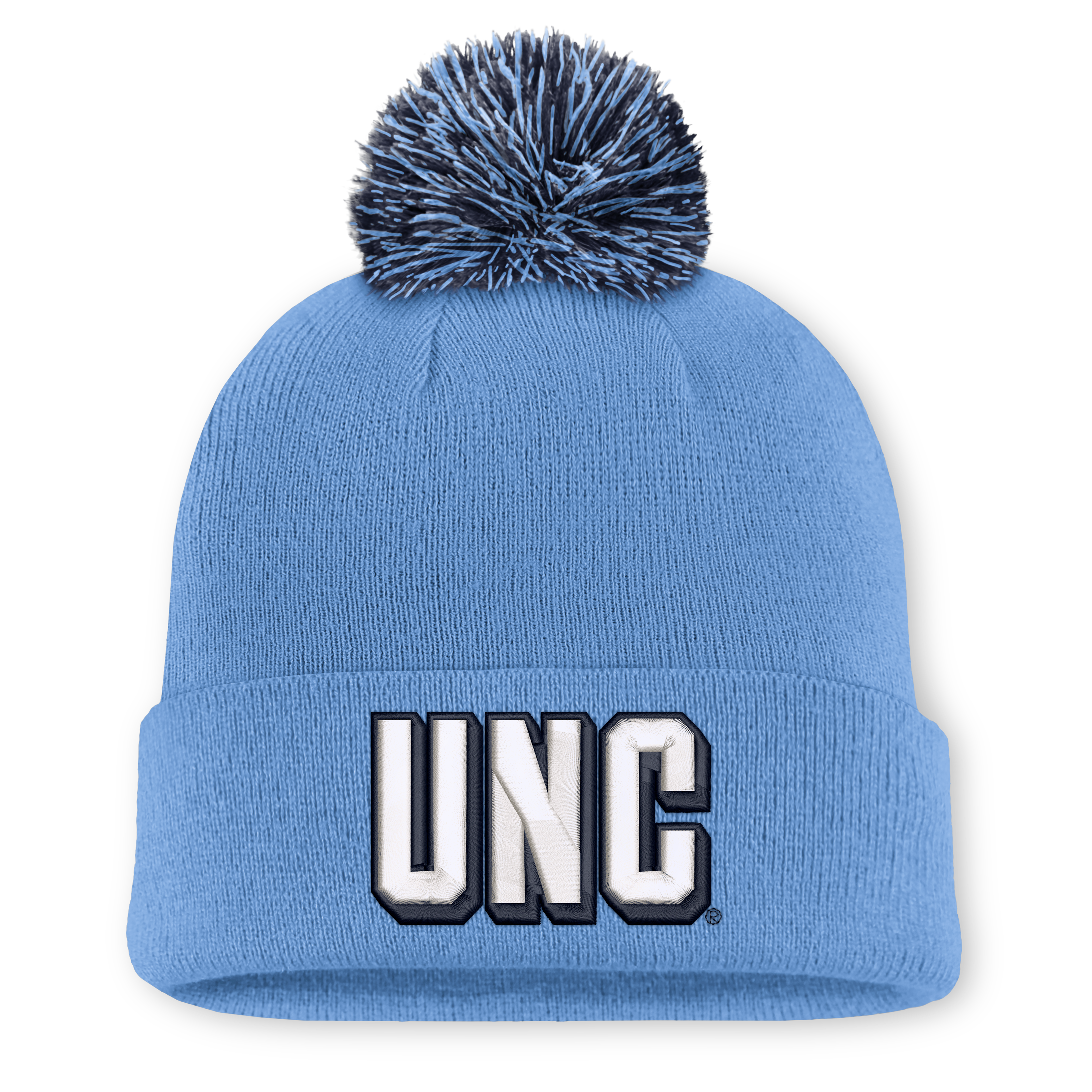 Unisex Nike Carolina Blue North Carolina Tar Heels Letter Mascot Knit Hat with Pom