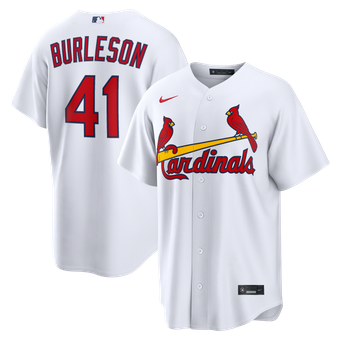 Men's Nike Alec Burleson White St. Louis Cardinals Home Replica Jersey